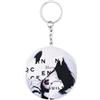 Portachiavi con apribottiglie personalizzato Pin Flask personalizzate o neutre
