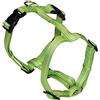Croci Soft Reflective - Pettorina per cani ad H, Pettorina per cani Cane Taglia Media Piccola Grande in Nylon, Regolabile, 35-50 x 1,5 CM/Verde