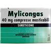 JOHNSON&JOHNSON Mylicongas 40 mg Simeticone Meteorismo 50 Compresse Masticabili