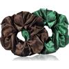 BrushArt Hair Large satin scrunchie set 2 pz