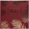 Exacompta cod. 16308E-1 Album Libro per 60 foto-30 Pagine nere-PALMA-25x25cm-Rosso, Rosso, 25x25 cm