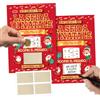 KAÏDENSÏ Gratta e Vinci Personalizzato Scherzo - La Sfida di Natale - Idee Regali Divertenti Natalizi Originali - Gadget Idea Regalo Natalizio Originale - Scherzi Compleanno Uomo Donna
