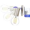 Trango 11-060 Lampada LED plug-in con 1 lampadina LED E27 3000K bianco caldo in nichel opaco *ANNA* lampada da parete, lampada da lettura, lampada da cucina, luce notturna, lampada da parete