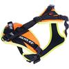 Julius-K9 Pettorina JK9 Mantrailing, Taglia: XS, Arancione UV con bordo neon