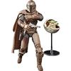 Star Wars Hasbro Figura d'azione Mandalorian e Grogu 15Cm
