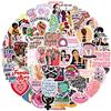 TIESOME 100 Pezzi Adesivi Femministi, Girl Power, Indie - Impermeabili per Ragazze Adolescenti e Adulti - Decalcomania per Bottiglia d'Acqua, Laptop, Skateboard