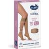 DESA PHARMA Srl "Sauber Linea Classica Open-Toe Gambaletto 70Den Maglia Liscia Colore Medio Taglia 4"
