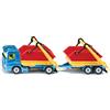 Siku 1695, Camion con Cassone e Rimorchio, Camion Giocattolo, Metallo,Plastica, Multicolore, Contenitori Inclusi, Cassone Mobile