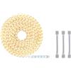 Paulmann 71042 - Striscia LED MaxLED 500, 20 m, luce bianca calda, 2700 K, IP20, incl. 1 x 72 Watt, dimmerabile, argento, plastica, 2700 K