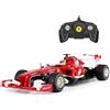 CMJ RC Cars Auto da corsa telecomandata Red Ferrari F138 F1 (scala 1:18) con licenza ufficiale, per età 6+ - Piloti pronti a correre Fernando Alonso + Felipe Massa Drive To Surive