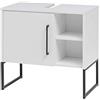 Schildmeyer Limone - Mobile sottolavabo, materiale a base di legno, ‎bianco opaco, 60,4 x 59,9 x 33 cm (L x A x P)