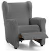 Martina Home - Túnez - Fodera per Poltrona Relax - Grigio
