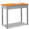 ASTIMESA Tipo Libro tavolo da cucina, metallo, arancione, 80 x 40 cm