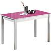 ASTIMESA Tavolo da cucina, metallo, Fucsia, 80 x 40 cm