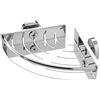 TIGER Boston Cestello Doccia angolare Piccolo Acciaio Inox lucidato