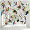 Outus 30 Pezzi Decorazioni di Uccelli Tropicali, Pappagallo Tucano Hawaiano Tropicale Decorazioni per Soffitti in Lamina di Vortice da Appendere per L'estate Luau Beach Forniture per Feste
