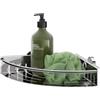 TIGER Boston Cestello Doccia angolare Grande Acciaio Inox lucidato