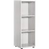 Möbelpartner Milo - Scaffale libreria, grigio chiaro, circa 39,3 x 34,5 x 110,9 cm