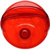 Kartell Gancio, Appendiabiti, ABS, Rosso Aranciato, Trasparente