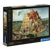 Clementoni - 31691 - Museum Collection - Bruegel, The Tower of Babel - 1500 pezzi - Made in Italy, puzzle adulti 1500 pezzi, arte, puzzle quadri famosi, dipinti famosi, divertimento per adulti