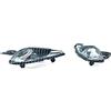 one by Camamoto cod. 77206190 kit set Coppia Frecce Carena Adesive Carbon Vetro Trasparente Lampade 12V Moto Scooter
