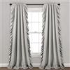 Lush Decor Reyna - Tenda per finestra, 137 x 213 cm, colore: Grigio chiaro