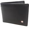 Aeronautica Militare Portafoglio Uomo piccolo Aeronautica Militare Linea Plate in pelle AM131 Nero