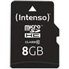 Intenso 3413460 Class 10 Micro SD Card With Adapter