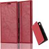 Cadorabo Custodia Libro per Sony Xperia Z5 Premium in Rosso Mela - con Vani di Carte, Funzione Stand e Chiusura Magnetica - Portafoglio Cover Case Wallet Book Etui Protezione