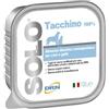 Drn - SOLO Vaschetta Monoproteica per Cani e Gatti - Tacchino - 100 gr