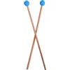 Alnicov 1 paio di bacchette per batteria,bacchette per xilofono Glockenspiel Testina in plastica rigida per bacchette Bacchette blu