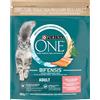Purina One Gatto Adult Salmone e Cereali Integrali 800G