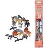 Wild Republic Nature Tube Animale A Rischio, Tubi Con Animali Di Plastica, Set Pupazzetti Di Animali, Regalo Di Compleanno, Ideale Per Giochi Interattivi