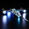 GEAMENT Set di Luci LED Compatibile Con LEGO Starfighter N-1 del Mandaloriano - Kit Di Illuminazione per Star Wars 75325 Modello da Costruire (Modello di mattoncini non incluso)