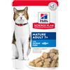 Hill's Science Plan Mature Adult 7+ Alimento per Gatti 85 gr - con Pesce Oceanico - Confezione da 12 pezzi - Cibo umido per gatti - 1° ORDINE? scegli lo sconto BZR5 / BZR20 + 200 punti fedeltà
