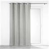 Douceur d'Intérieur, Tenda con occhielli (140 x 260 cm) Crepuscolo grigio, 100% oscurante Chambray