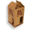 Weboxes Portabottiglie 4 posti con manico 16,5 x 16,5 x 28 Confezione da 20 pezzi