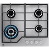 ELECTROLUX KGG64362S Serie 600 Piano cottura a gas cm. 59 - vetroceramica argento