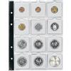 SAFE 5 custodie per Monete Safe n. 7855 - Fogli aggiuntivi Coin Compact - per Cornice Portamonete Piccolo 50 x 50 mm per Foglio