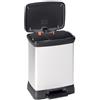 CURVER Cestino a pedale Deco Bin 10+18 l