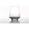 Zafferano Esperienze Bicchiere Tumbler da Acqua e Vini Bianchi in Vetro Sonoro Trasparente Elevato, cl 45 h 110 mm d 89 mm Set 6 Pezzi