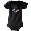Supportershop - Body nero Panama unisex, taglia M (taglia produttore: 6-12 mesi)