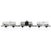 RIVAROSSI HR6489 Set 3 carri cisterna da 27m3 a 2 assi tipo Mbe M3+ Mr4+ Mr-7 FS