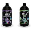 Haquoss M15 Coral Food Soluzione Nutritiva per Coralli e Animali Filtranti, 1000ml & M10 Jodium Concentrato di Iodio per Acquari di Barriera, 1000ml