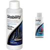 Seachem Laboratories Inc Seachem Stability stabilizzatore per acquari - per acquari d'Acqua Dolce e marini - 100 ml & Clarity - chiarificatore d'Acqua per acquari di Acqua Marina e Dolce - 100 ml