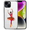 Cokitec Cover trasparente per iPhone 14 (6.1) Ballerino Stella