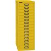 BISLEY MultiDrawer, Serie 39, DIN A4, 15 cassetti, Metallo, 641, Giallo Zinco, 38 x 27,9 x 86 cm