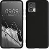 kwmobile Custodia Compatibile con Motorola Edge 30 Neo Cover - Back Case per Smartphone in Silicone TPU - Protezione Gommata - nero matt