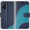 BoxTii Cover per Xiaomi Redmi Note 11 PRO 4G / 5G, Custodia in PU Pelle Portafoglio per Xiaomi Redmi Note 11 PRO 4G / 5G, Magnetica Cover a Libro con Slot per Schede, Blu