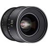 Samyang Xeen CF Cinema 35 mm T1,5 Canon EF Full Size - Obiettivo Cine-Professionale - Cilindro lenti in carbonio - estremamente compatto e ultraleggero, nero